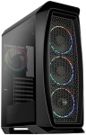 Aerocool Aero One Eclipse Midi-Tower, Tempered Glass - schwarz