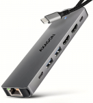 AXAGON USB-C 3.2 Gen 1 Hub 2x USB-A 2x HDMI 4K 60Hz