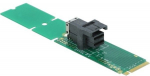 Delock Adapter M.2 Key M to SFF-8643 NVMe 22110/2280/2260