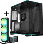 Lian Li O11D EVO RGB + TRYX PANORAMA SE ARGB case with complete water cooling, black, 360mm