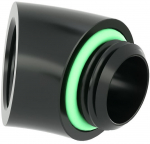 Barrow Adapter, 45&deg;, G1/4 male to G1/4 female, black