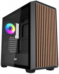 Darkflash DS900WD ATX computer case (black) + 4 fans