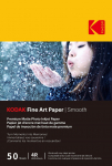 Kodak photo paper 10x15 Fine Art Smooth 230g 50 sheets