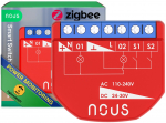 NOUS B3Z ZigBee smart switch module, 2-channel, power meter