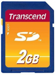 Transcend SD memory card 2GB SecureDigital