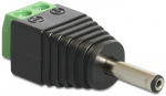Adapter DC 1.3 x 3.5 mm male > Terminal Block 2 pin