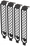 SilverStone SST-Aeroslots-2B PCI slot brackets 4-pack black