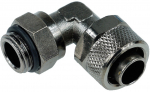 13/10mm (10x1.5mm) screw-on nozzle 90&deg; rotatable G1/4 - black nickel