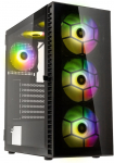 Kolink Observatory HF Glass ARGB Midi-Tower - Black