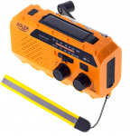 Adler solar radio with hand crank