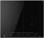 Teka IZS 66800 MST Black Built-in 60 cm Zone induction hob 4 zone(s)