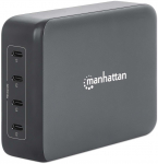 MANHATTAN 4-Port GaN USB Power Delivery-Ladestation 240W