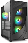 Sharkoon Rebel C80G RGB ATX Case 1xGlass Black