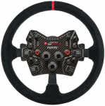 Asetek SimSports steering wheel rim, curved, 340 mm, black suede
