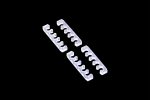 Alphacool Eiskamm X5 Flat - 3mm clear - 4 pcs