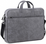 Defender NOTEBOOK BAG LEATHER 15 ,6'' GREY