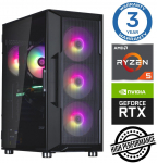INTOP Ryzen 5 3600 16GB 250SSD M.2 NVME+2TB RTX3050 6GB no-OS