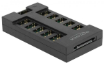 DeLOCK RGB Hub for ARGB LEDs with 10 Ports (Black)