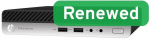 HP Renewed Grade A | ProDesk 400 G4 | Intel Core i3 | i3-8100T | 8 GB | SSD | 128 GB | Intel UHD Graphics 630 | Windows