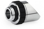 Alphacool Apex Grip 45&deg; OT/IT G1/4 Rotatable Chrome Adapter