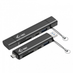 I-tec Card reader USB-C/USB-A Dongle SD TF and 2xUSB