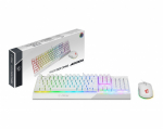 MSI Vigor GK30 White Gaming Keyboard & Mouse Combo with RGB