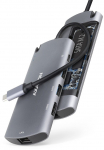 AXAGON HMC-6M2, USB 3.2 Gen 1 hub, por