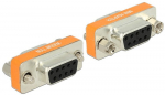 Delock Adapter Null Modem Sub-D 9 pin female > female Gender Changer