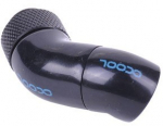 Alphacool angled adaptor double 45&deg; revolvable G1/4'' outer thread to G1/4'' inner thread - deep black