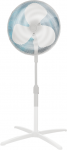 Stand fan, 40cm, 40W, 3 speeds, mechanical, noise level: 55-65 dB, Oscillation 80&deg;, Tilting +16&deg; -8&deg;, Adjustable heigh