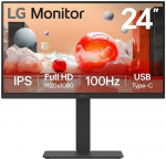 LG 24BA650-B 24" Full HD IPS Monitor with USB Type-C 65W PD