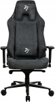 Arozzi chair, soft fabric, dark grey