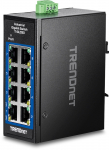 TRENDnet 8-Port Industrial Gigabit DIN-Rail Mini Switch
