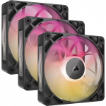Corsair iCUE LINK RX120 MAX RGB PWM Fan - 3-Pack, 120mm, Black