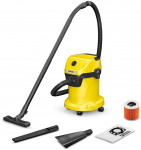 Universal hoover KARCHER WD 3 V-17/4/35 + nozzles 17 l 1000 W (1.628-124.0) Black, Yellow