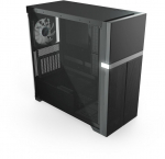 Valkyrie VK02 Lite ATX Midi Tower Case, Black, Tempered Glass