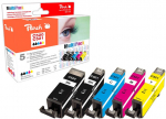 Peach Patrone Canon PG-520CLI-521 MultiPack bk,c,m,y remanufactured