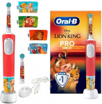 Oral-B Electric Toothbrush | Pro Kids 3+ Lion King | Rechargeable | For kids | Number of brush heads included 1 | Number