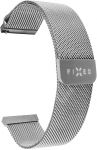 Fixed Mesh Strap with Quick Release 22mm for Smartwatch Silver