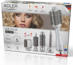 ADLER AD 2027 white hair dryer and curling iron