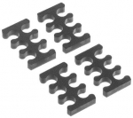 Alphacool Eiskamm X6 - 3mm black - 4 pcs