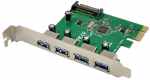 MicroConnect USB 3.0 4 port PCIe cardMain chip : VL805 USB3.0 ports x 4