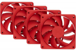 HYTE FA12 PC Fan (Red, 4-Pack) 120 mm
