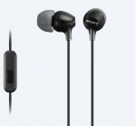 Sony MDR-EX15AP In-Ear Earphones with Mic Black