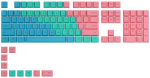 Glorious GPBT Keycaps - 114 PBT Caps, ANSI, US Layout, Pastel