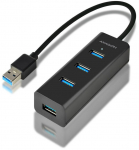 AXAGON HUE-S2B 4x USB3.0 Charging Hub, MicroUSB Charging Connector