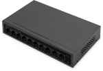 Digitus 8-port 10/100 GE PoE unmanaged switch, black