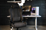 Arozzi Torretta SuperSoft Gaming Chair, Metal Frame, Nylon Base, Pure Black
