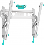 ONKRON Tilting TV Wall Mount 35-65" Flat Panels 60kg TM5 White
