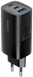 Havit UC20 - GaN 65 W three-port travel charger, black